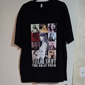 Women's Black Graphic Short Sleeve Tee